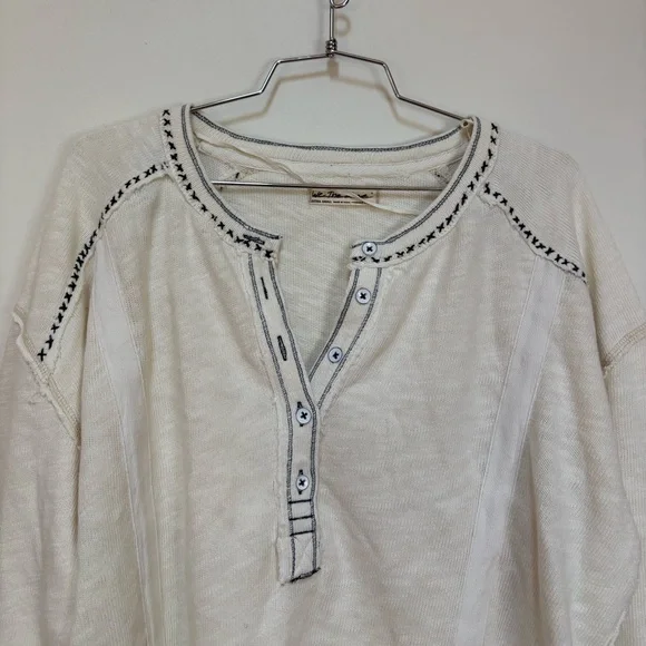NWOT Free People We The Free Taylor Henley Size XS - Picture 7 of 15